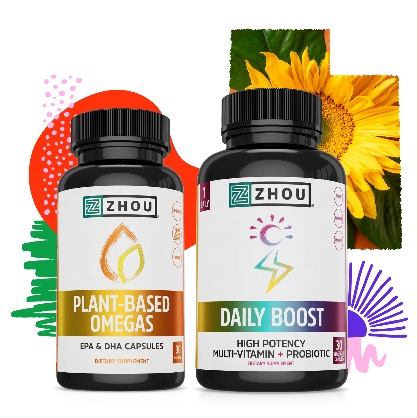 Plant Based Omegas + Daily Boost Bundle