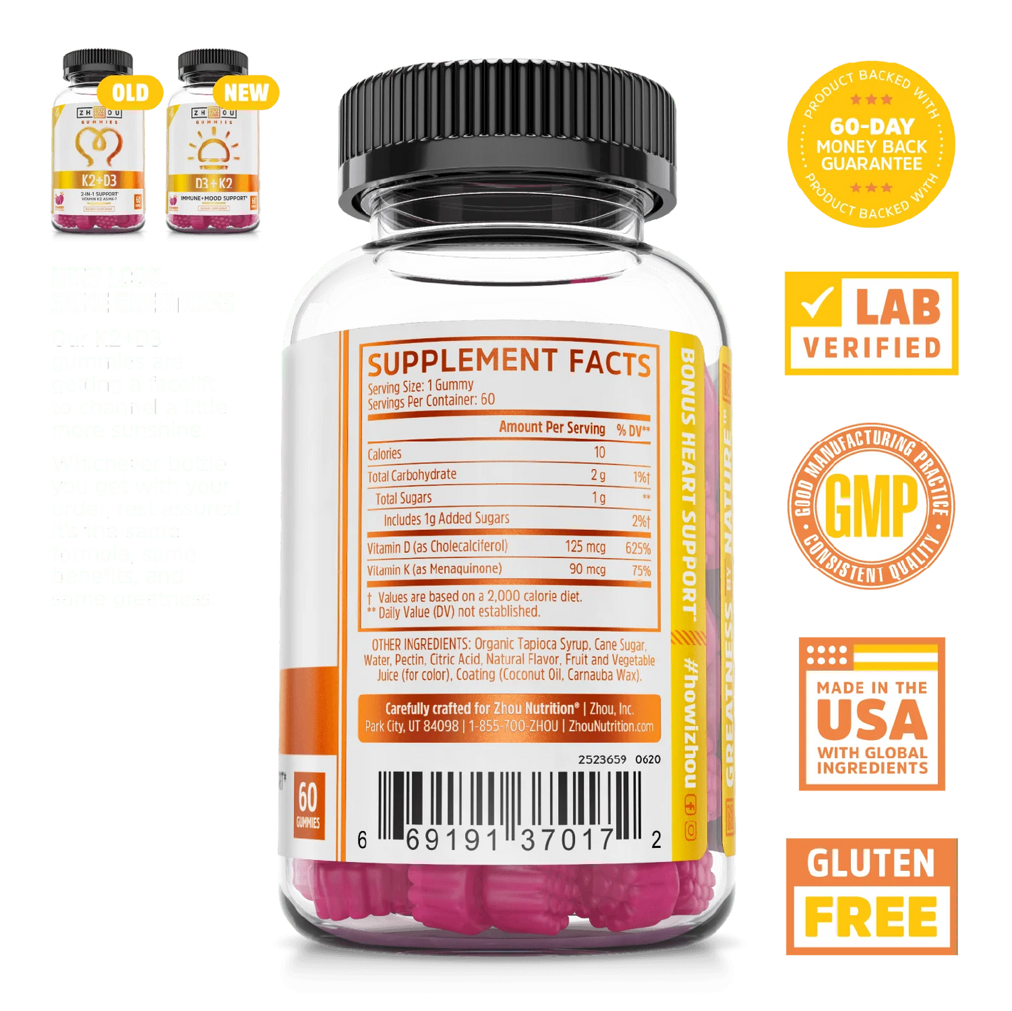 Magnesium Glycinate & D3+K2 Gummies Bundle