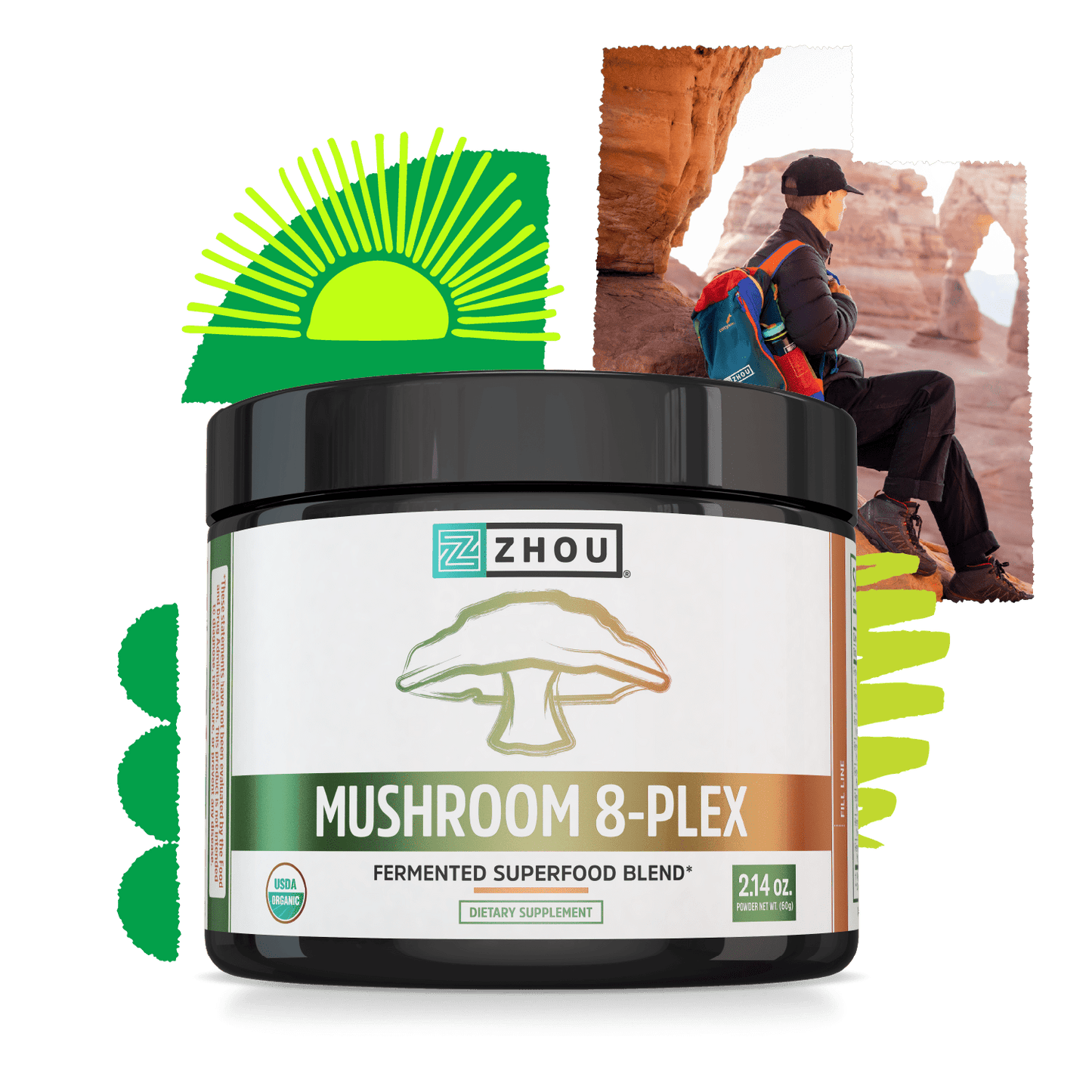 Mushroom 8-Plex – Zhou Nutrition Mushroom 8-Plex – Zhou Nutrition