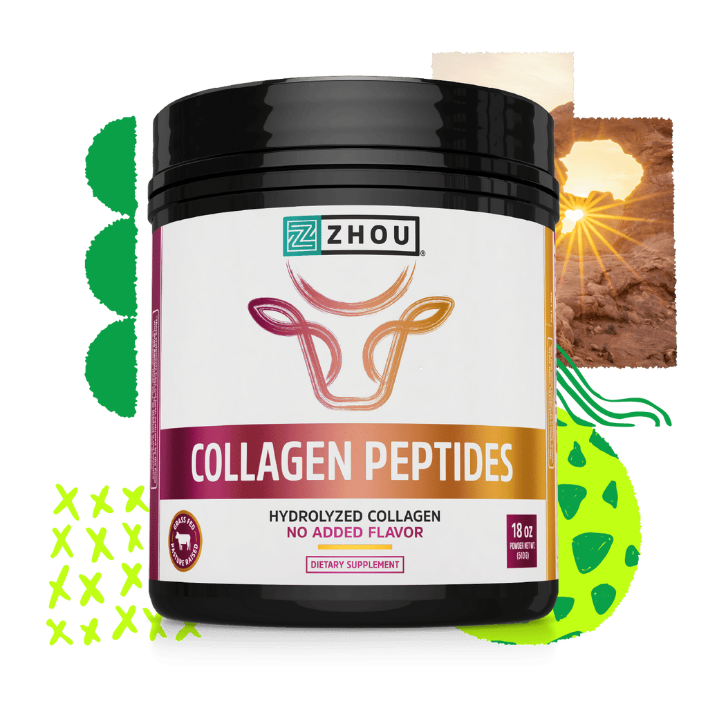 Collagen Peptides Hydrolyzed Protein Powder Zhou Nutrition