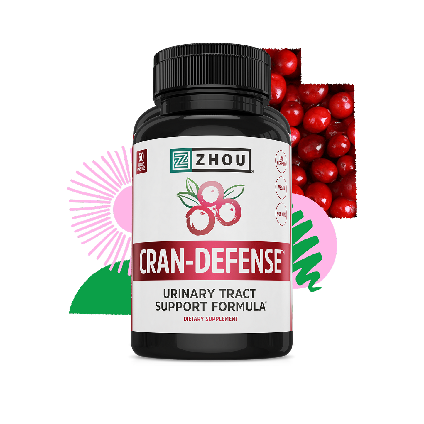 Cran-Defense (D-Mannose) - Urinary Tract Formula – Zhou Nutrition