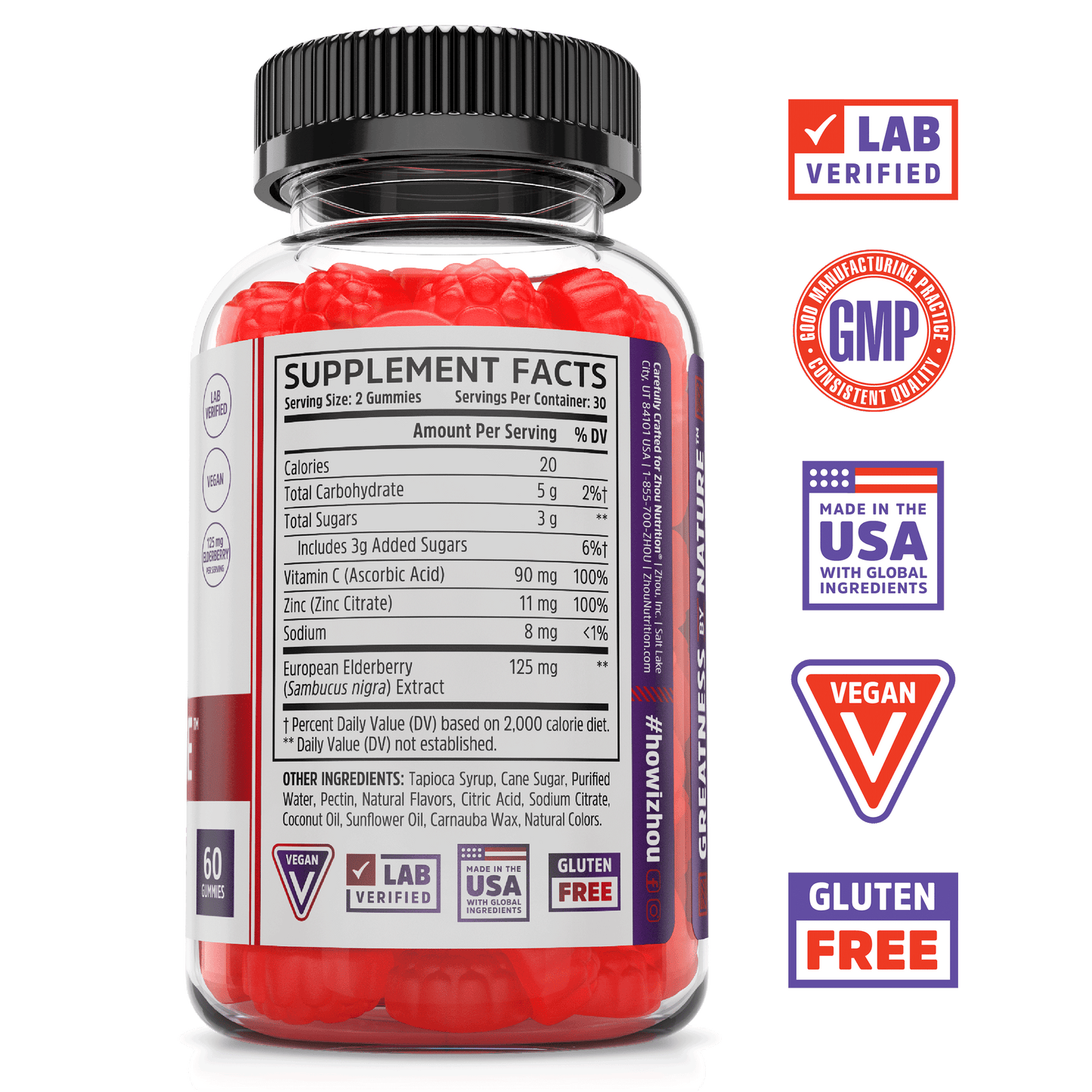 Elder-Mune Elderberry Gummies