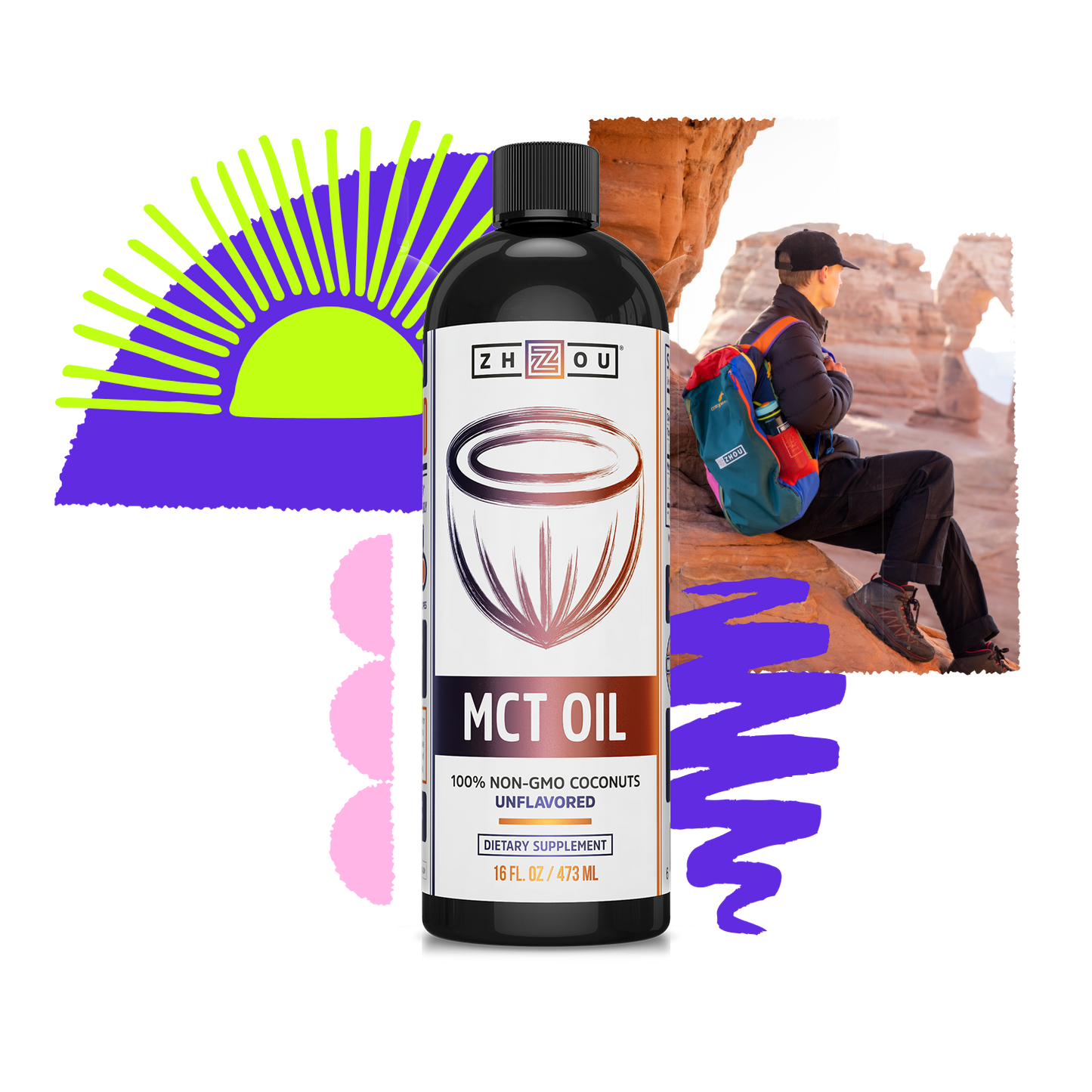 MCT Oil, Unflavored 16oz