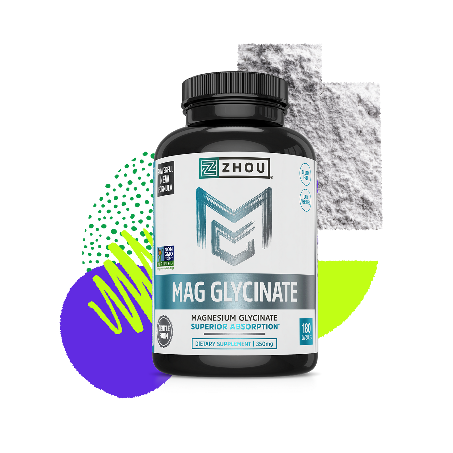 glutathione and magnesium glycinate Liposomal Glutathione, 60 Vegetable Capsules (500 mg per Capsule) main image 1