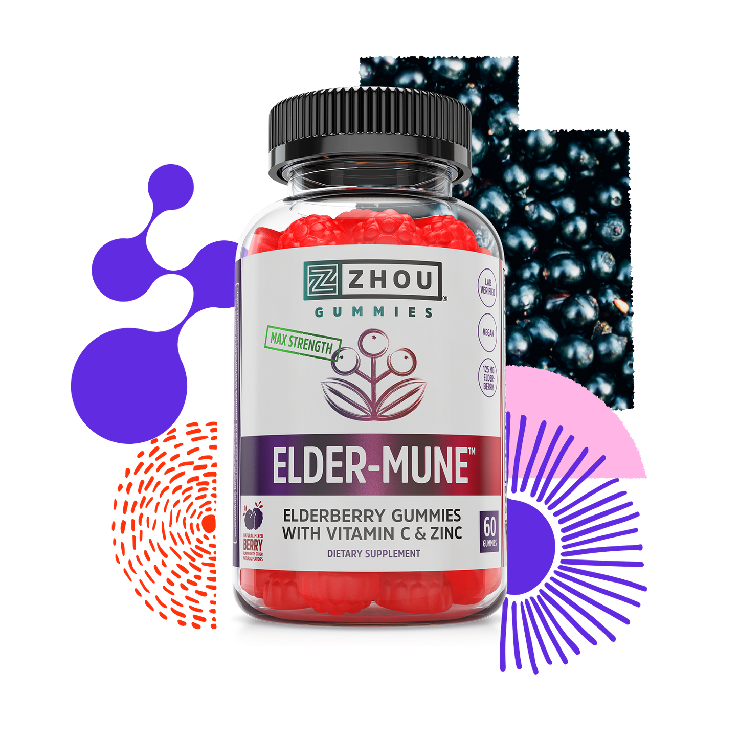 Elder-Mune Elderberry Gummies