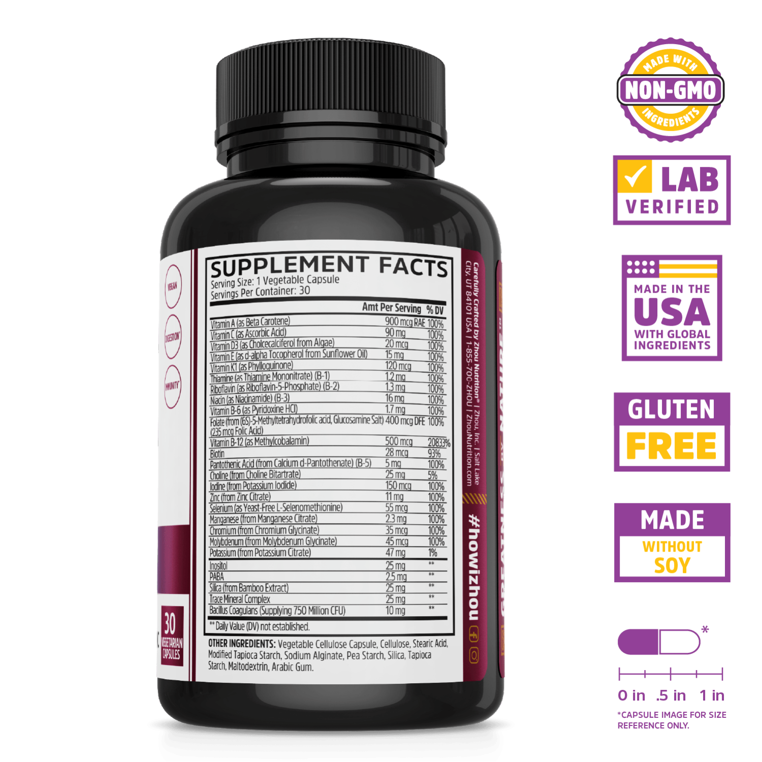 zhou nutrition l-carnitine Zhou Daily Boost